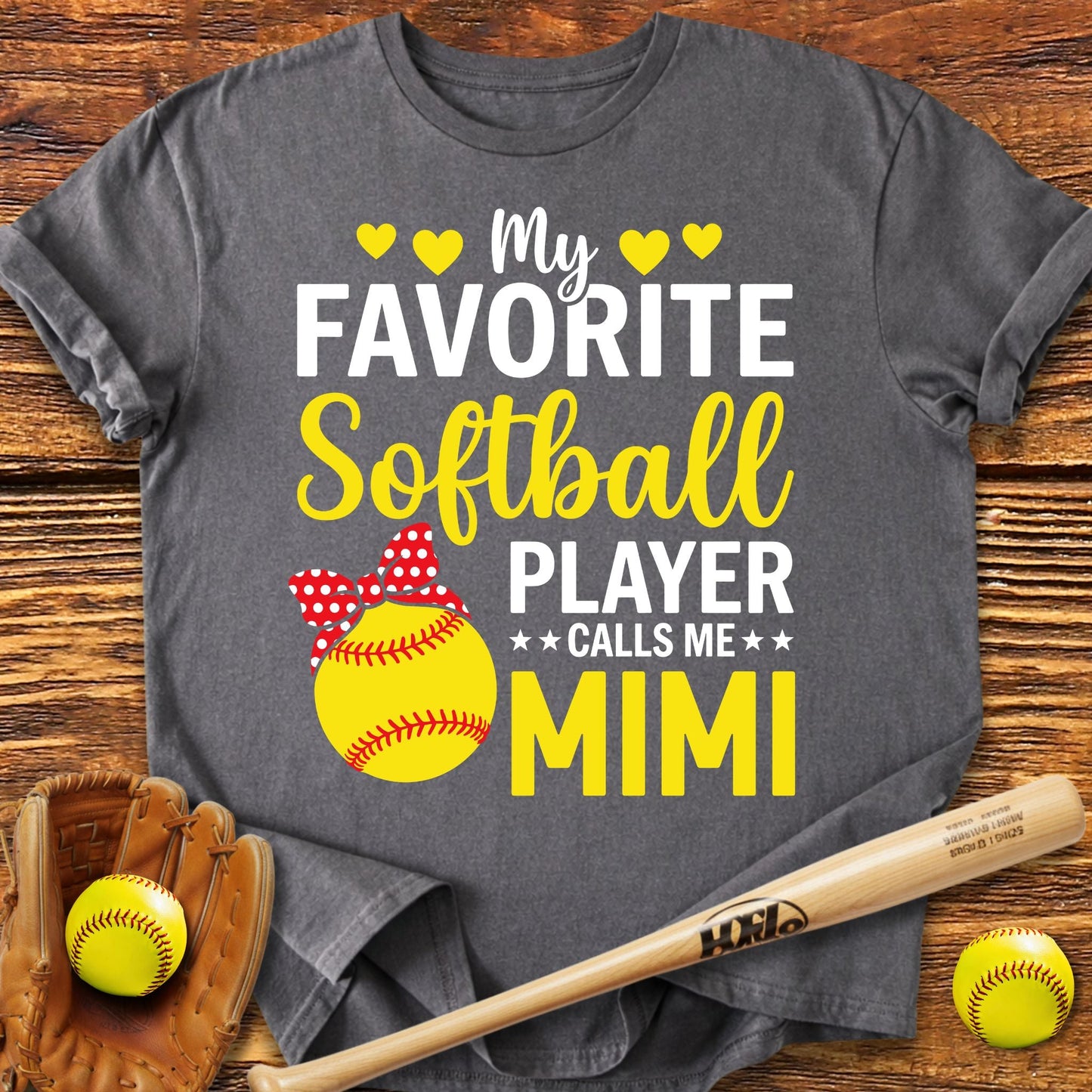 Softball Mimi T-Shirt - HomeRun PrintsT-Shirt