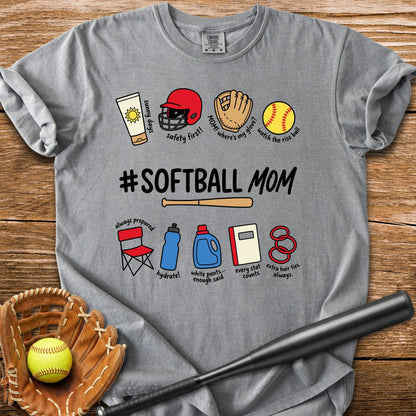 Softball Mom - HomeRun PrintsComfort Colors