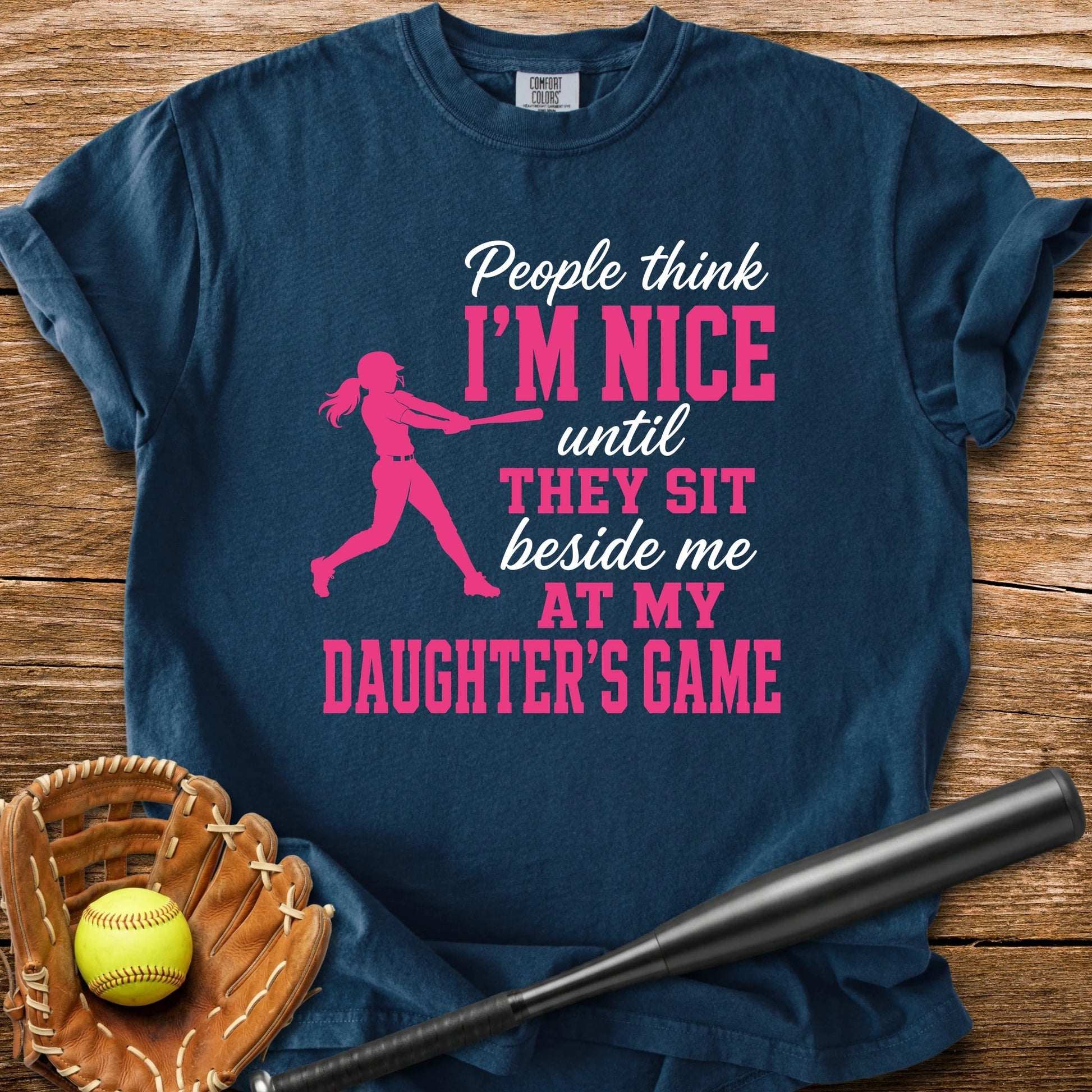 Softball Mom Attitude - HomeRun PrintsComfort Colors