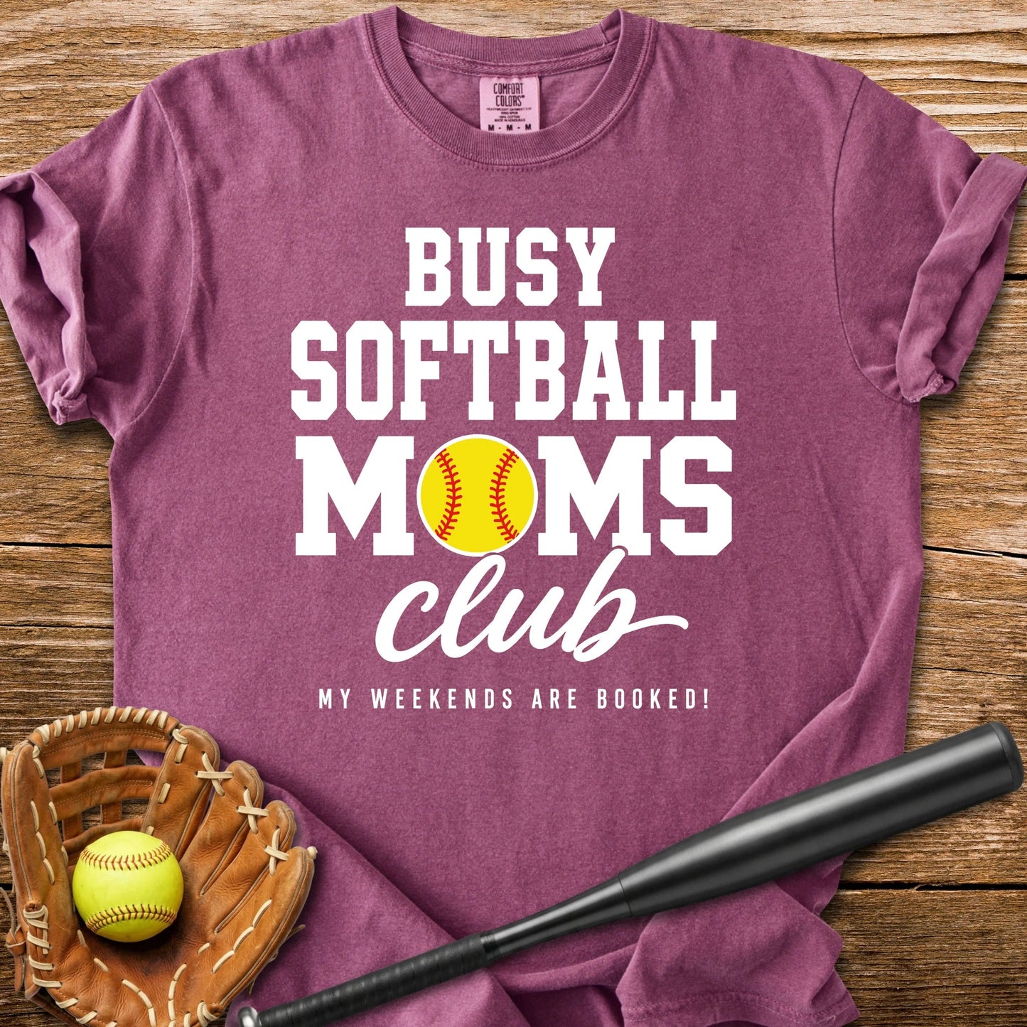 Softball Mom Club - HomeRun PrintsComfort Colors