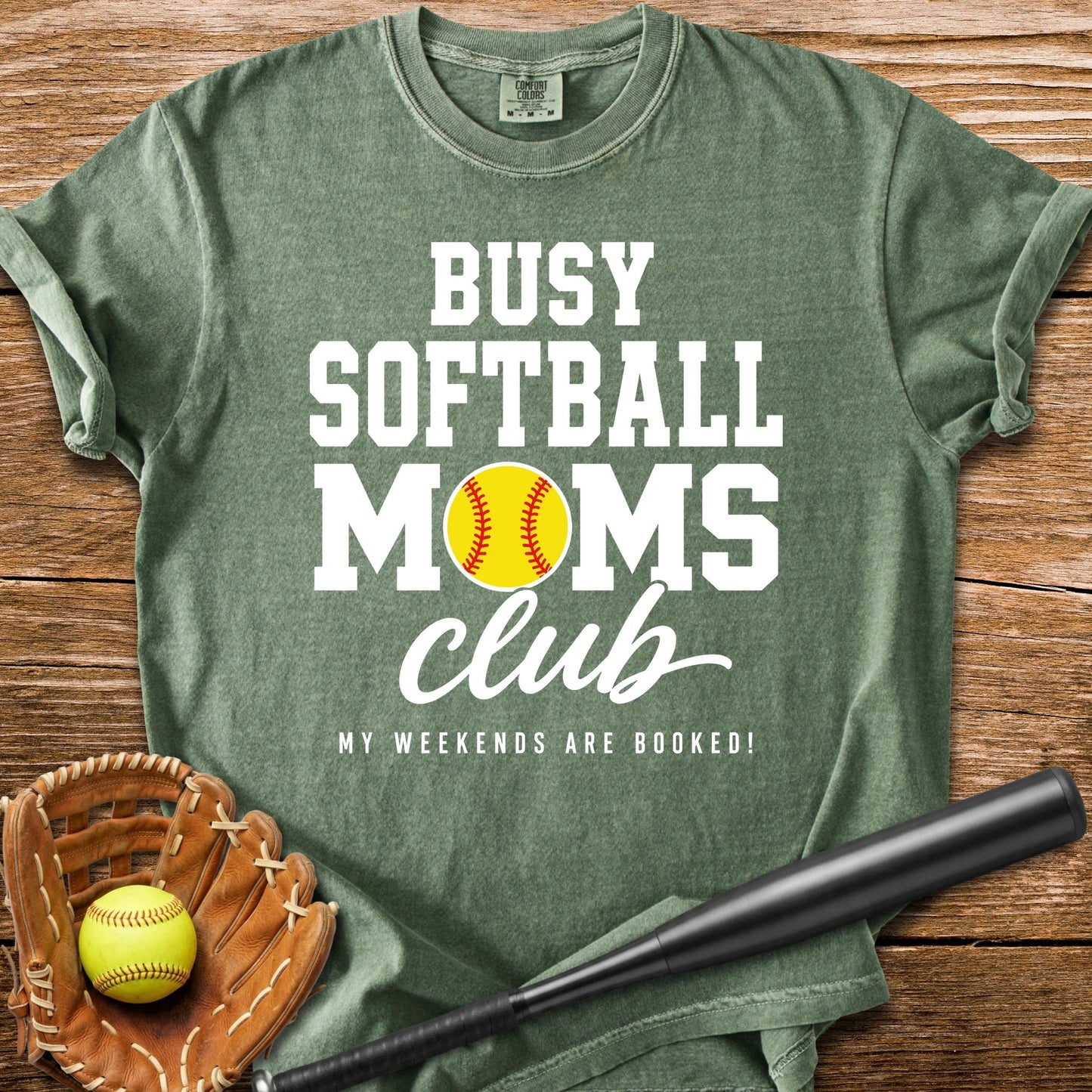 Softball Mom Club - HomeRun PrintsComfort Colors