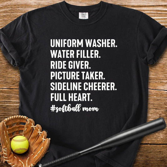 Softball Mom Does It - HomeRun PrintsComfort Colors