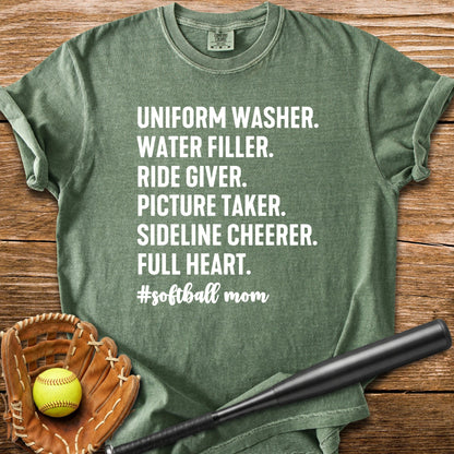 Softball Mom Does It - HomeRun PrintsComfort Colors