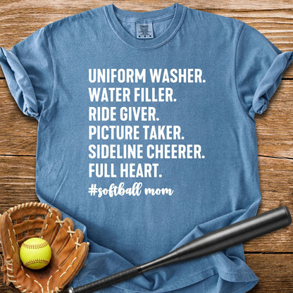 Softball Mom Does It - HomeRun PrintsComfort Colors