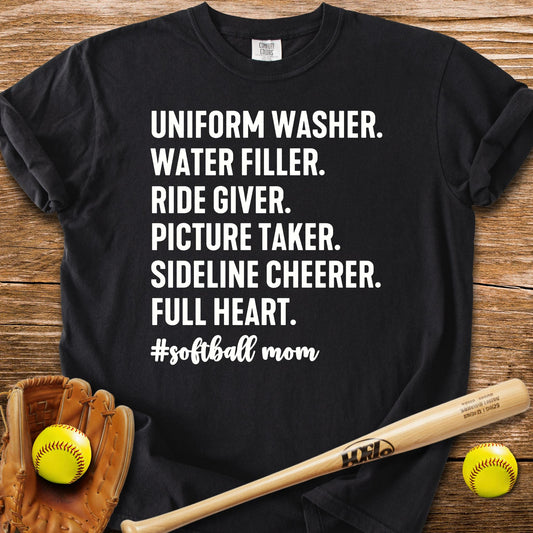 Softball Mom Does It - HomeRun PrintsComfort Colors