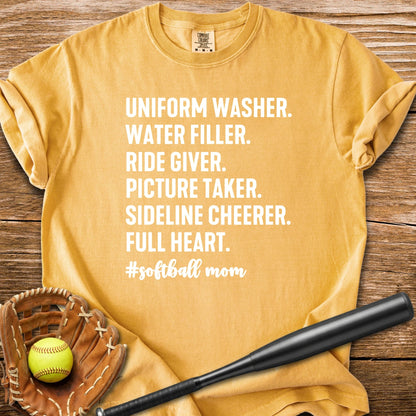 Softball Mom Does It - HomeRun PrintsComfort Colors
