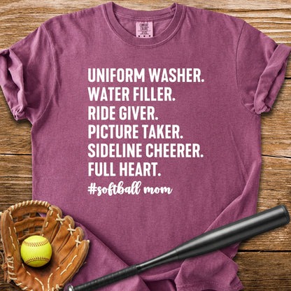 Softball Mom Does It - HomeRun PrintsComfort Colors