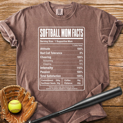 Softball Mom Facts - HomeRun PrintsComfort Colors