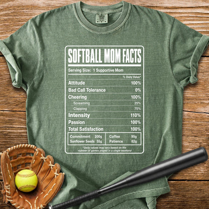 Softball Mom Facts - HomeRun PrintsComfort Colors
