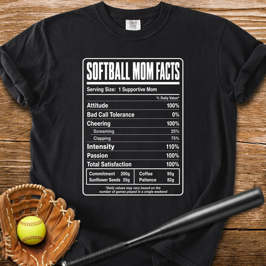 Softball Mom Facts - HomeRun PrintsComfort Colors