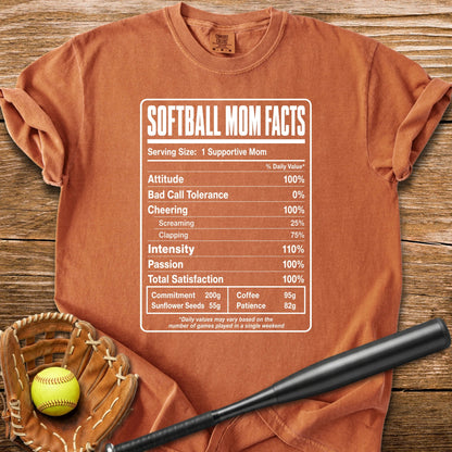 Softball Mom Facts - HomeRun PrintsComfort Colors