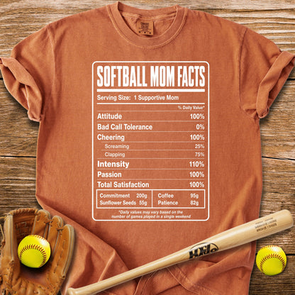 Softball Mom Facts - HomeRun PrintsComfort Colors