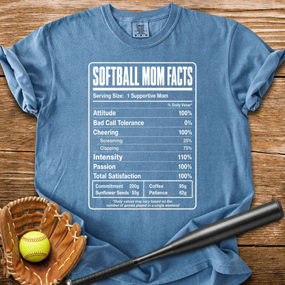 Softball Mom Facts - HomeRun PrintsComfort Colors