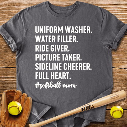 Softball Mom Job T-Shirt - HomeRun PrintsT-Shirt