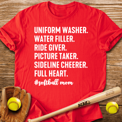 Softball Mom Job T-Shirt - HomeRun PrintsT-Shirt