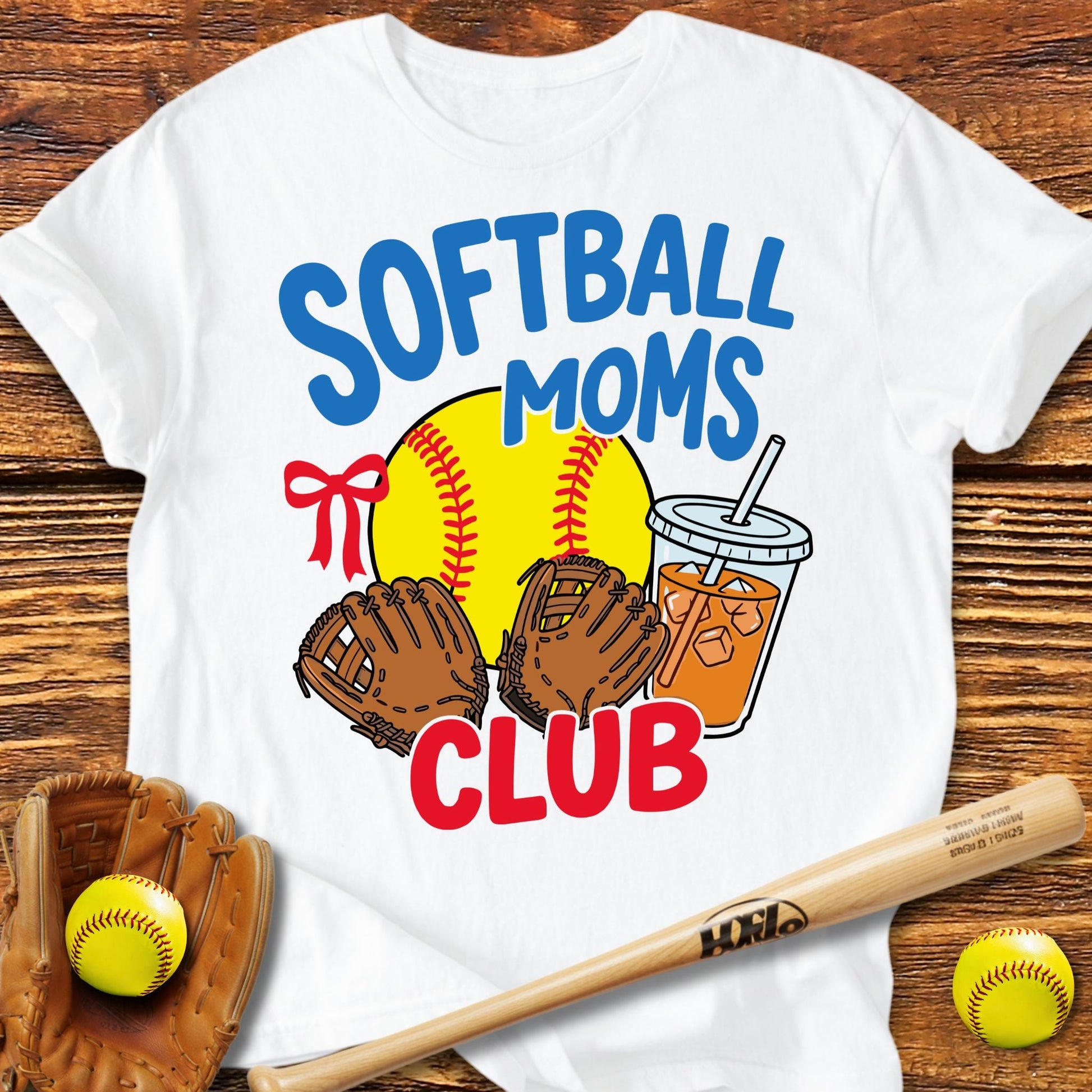 Softball Moms Club T-Shirt - HomeRun PrintsT-Shirt