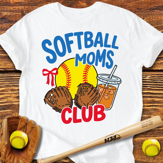 Softball Moms Club T-Shirt - HomeRun PrintsT-Shirt