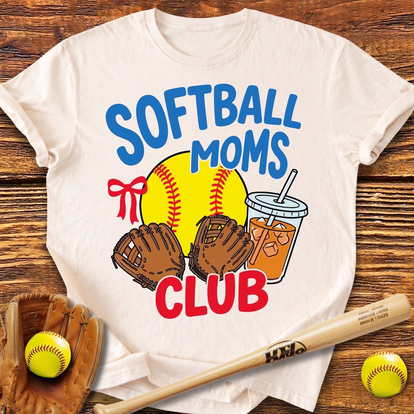 Softball Moms Club T-Shirt - HomeRun PrintsT-Shirt