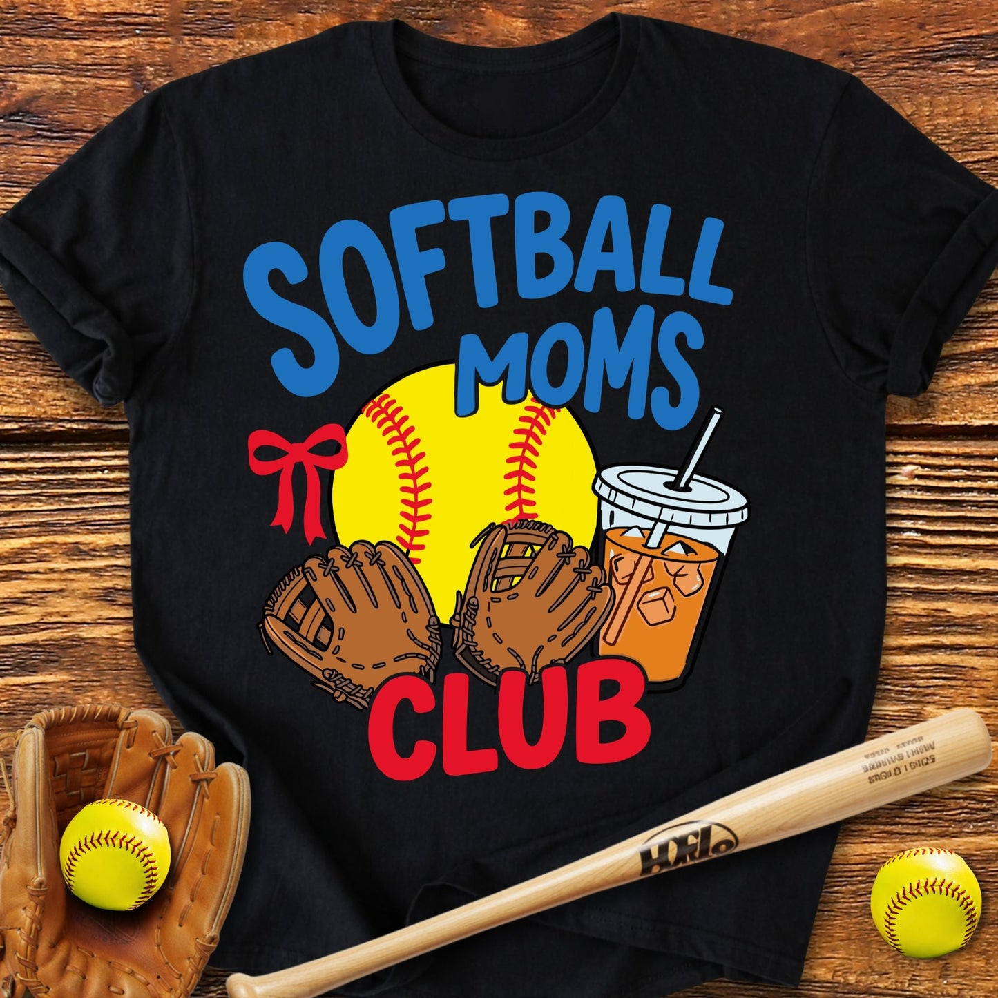 Softball Moms Club T-Shirt - HomeRun PrintsT-Shirt