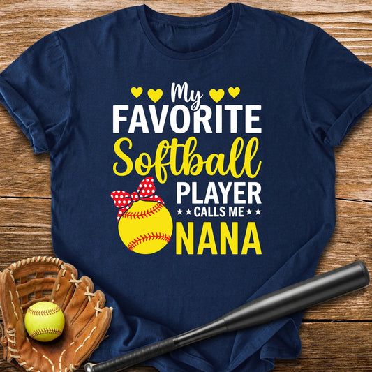 Softball Nana - HomeRun PrintsT-Shirt