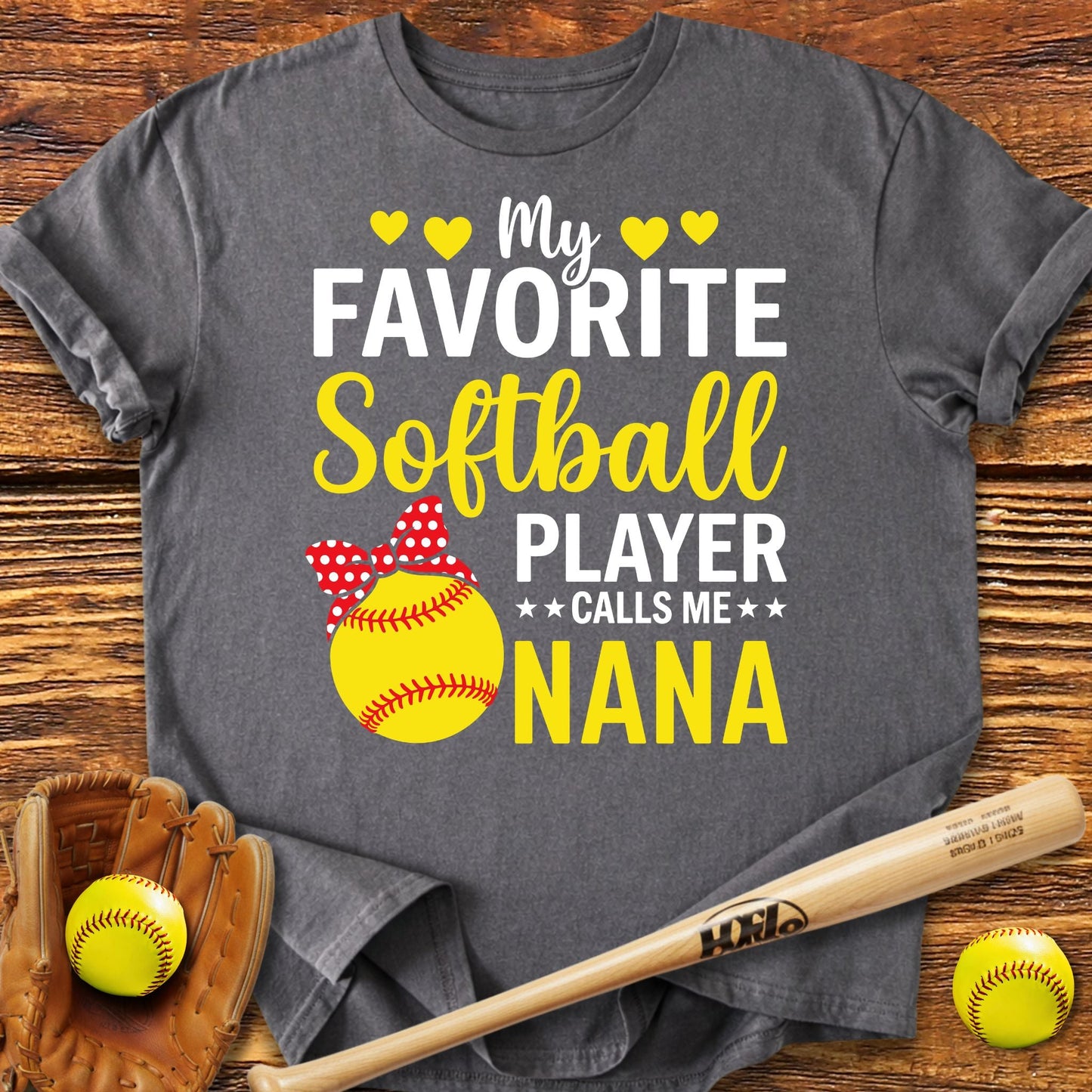 Softball Nana T-Shirt - HomeRun PrintsT-Shirt