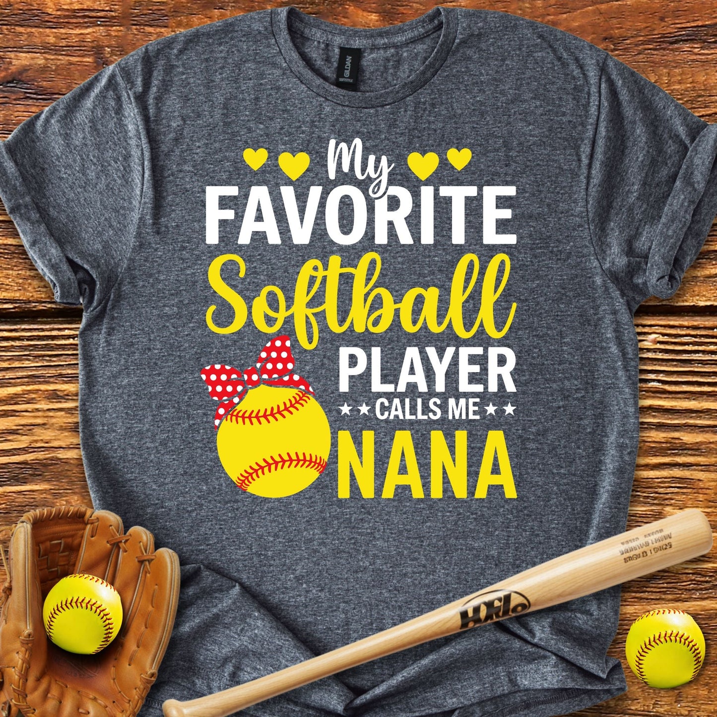 Softball Nana T-Shirt - HomeRun PrintsT-Shirt