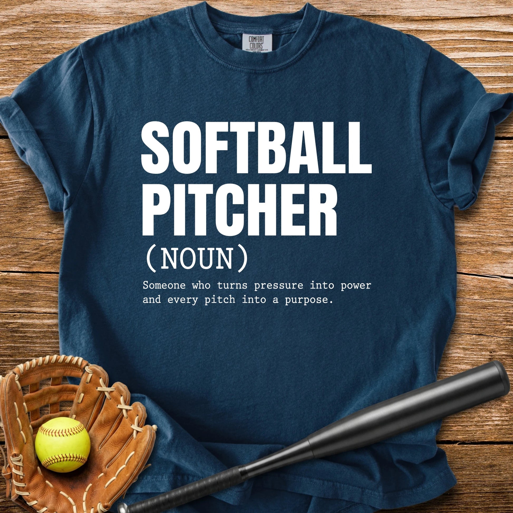 Softball Pitcher - HomeRun PrintsComfort Colors