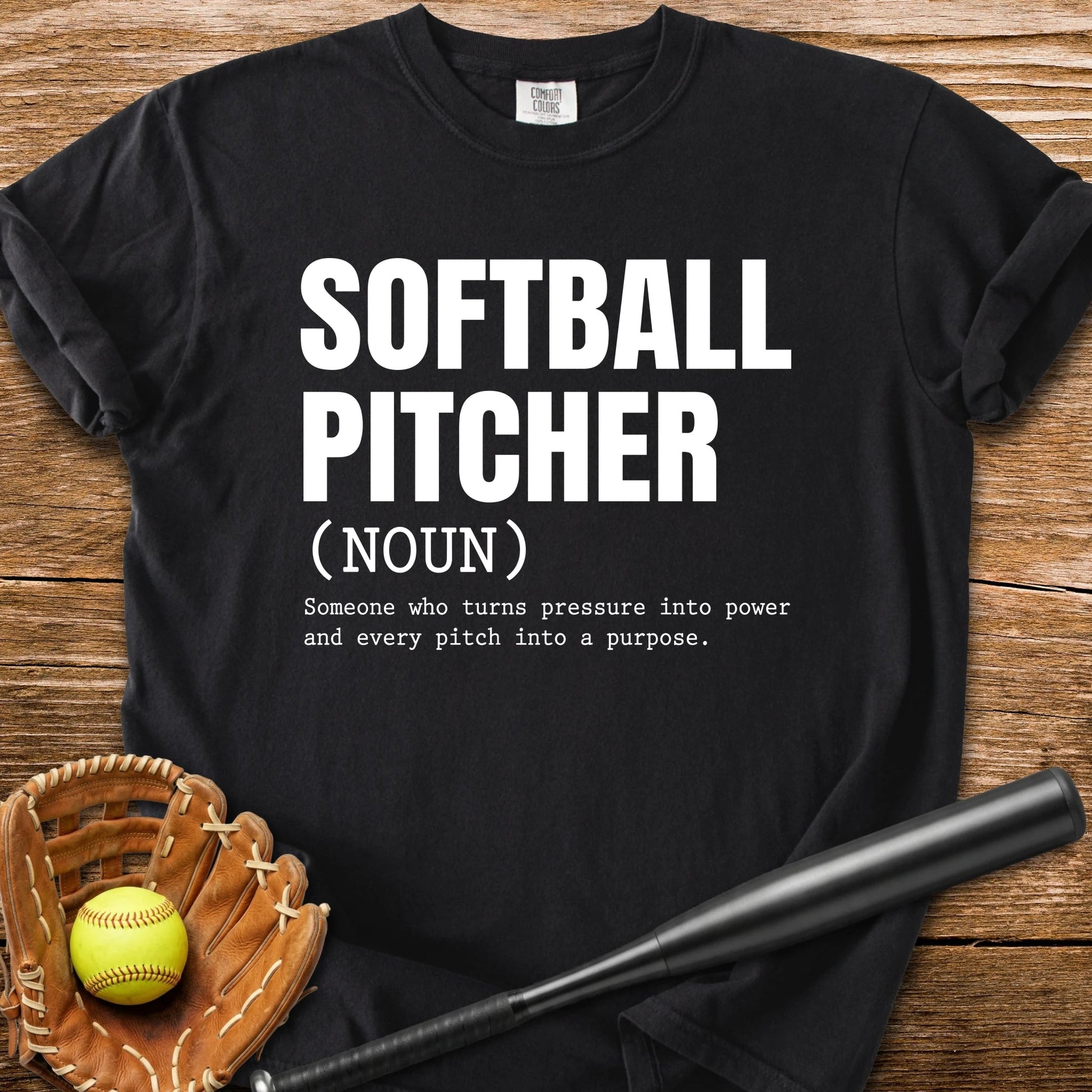 Softball Pitcher - HomeRun PrintsComfort Colors