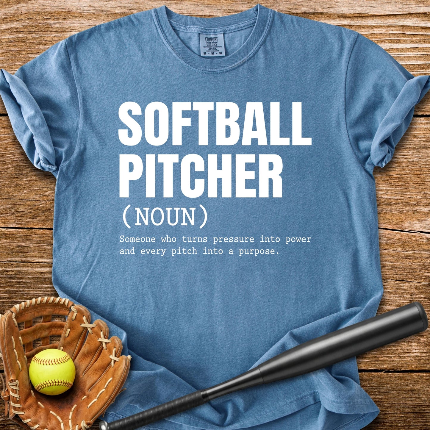 Softball Pitcher - HomeRun PrintsComfort Colors