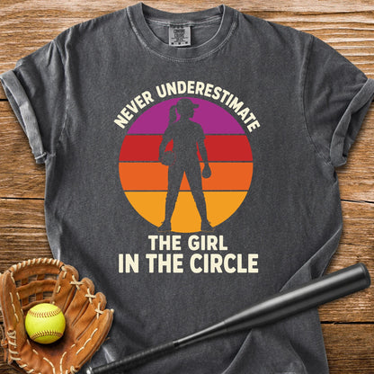 Softball Pitcher In The Circle - HomeRun PrintsComfort Colors