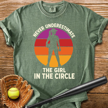 Softball Pitcher In The Circle - HomeRun PrintsComfort Colors