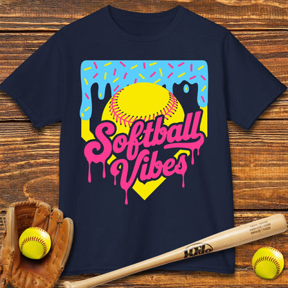 Softball Vibes Kids T-shirt - HomeRun PrintsKids clothes