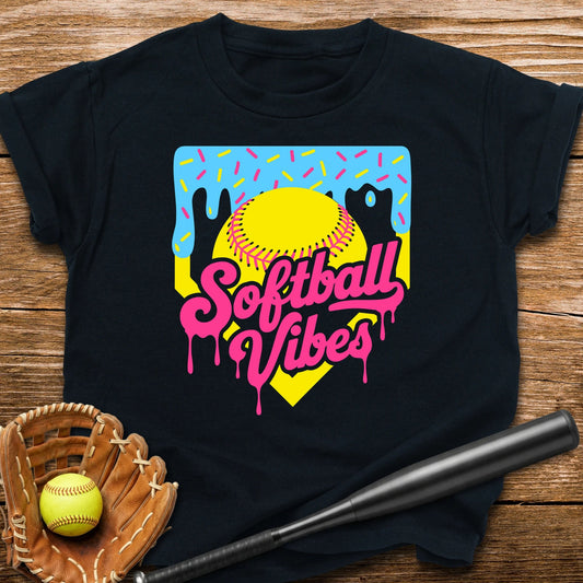 Softball Vibes Youth Tee - HomeRun PrintsKids clothes