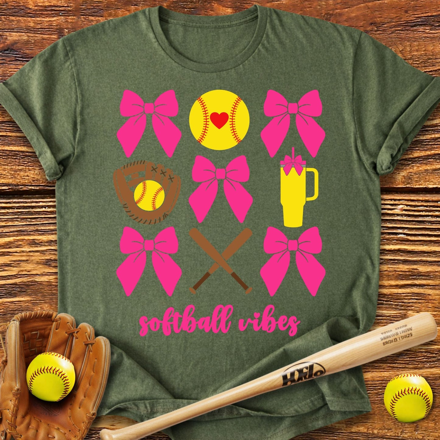 Softball VibesT-Shirt - HomeRun PrintsT-Shirt