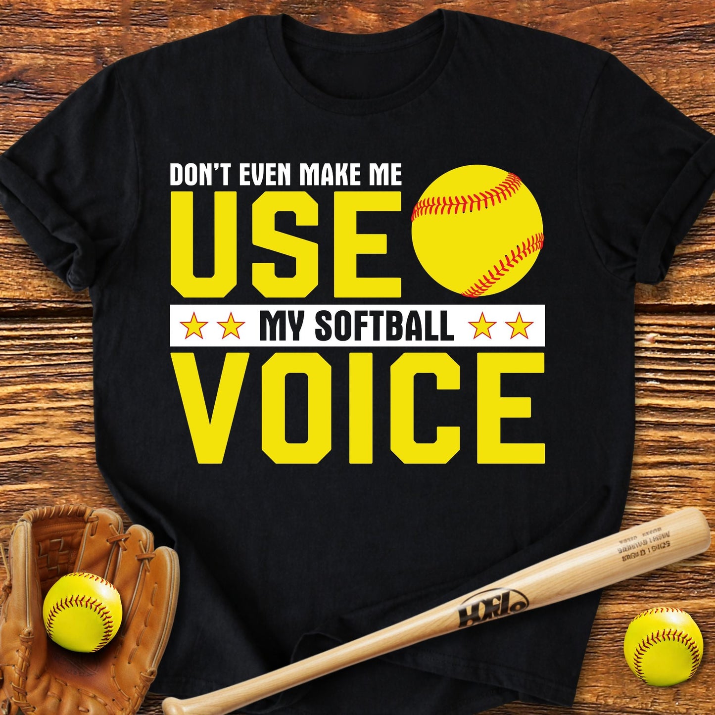 Softball Voice Mom T-Shirt - HomeRun PrintsT-Shirt