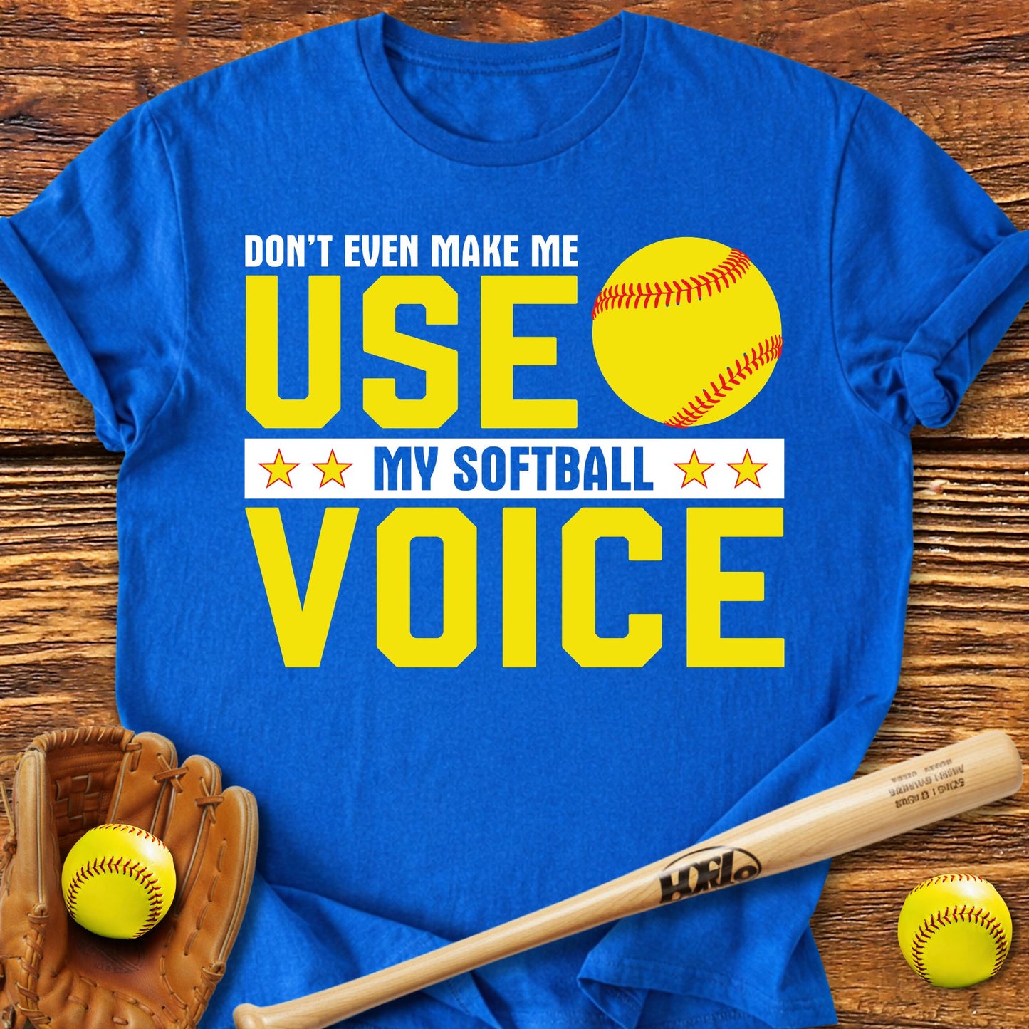 Softball Voice Mom T-Shirt - HomeRun PrintsT-Shirt
