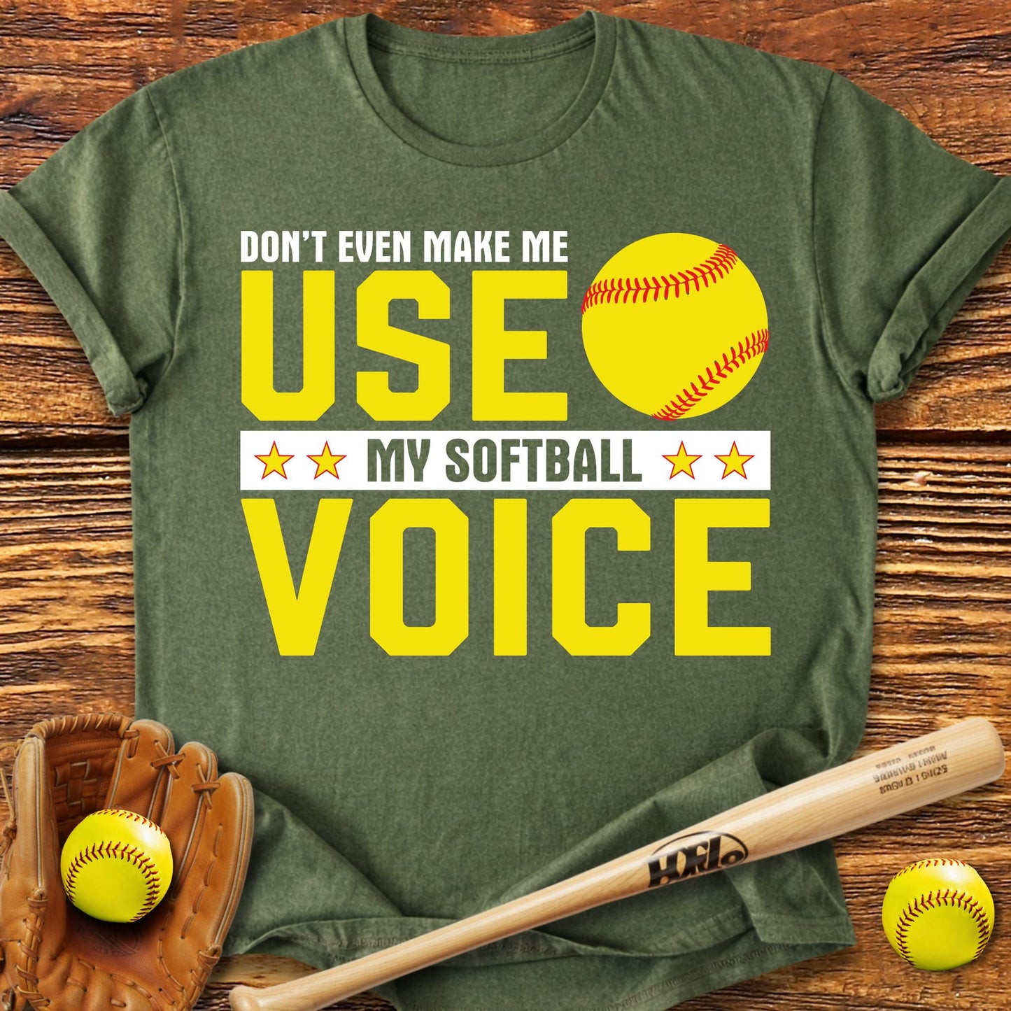 Softball Voice Mom T-Shirt - HomeRun PrintsT-Shirt