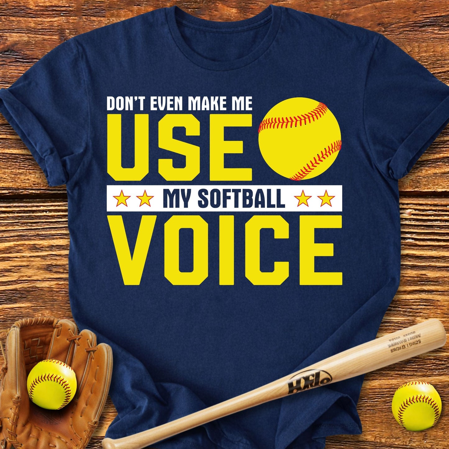 Softball Voice Mom T-Shirt - HomeRun PrintsT-Shirt