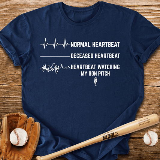 Son's Pitch Flatlines Me T-Shirt - HomeRun PrintsT-Shirt