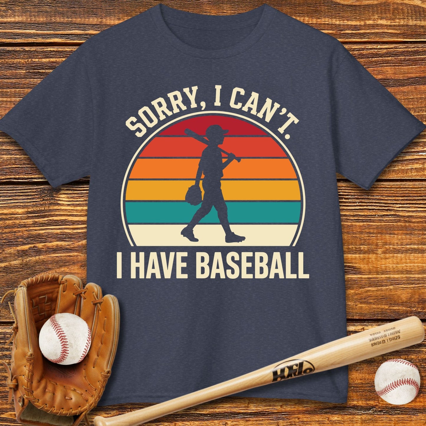 Sorry I Can't I Have Baseball Kids T-shirt - HomeRun PrintsKids clothes
