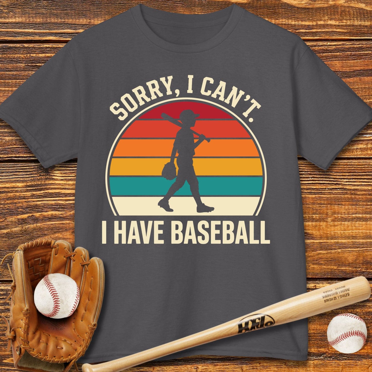 Sorry I Can't I Have Baseball Kids T-shirt - HomeRun PrintsKids clothes