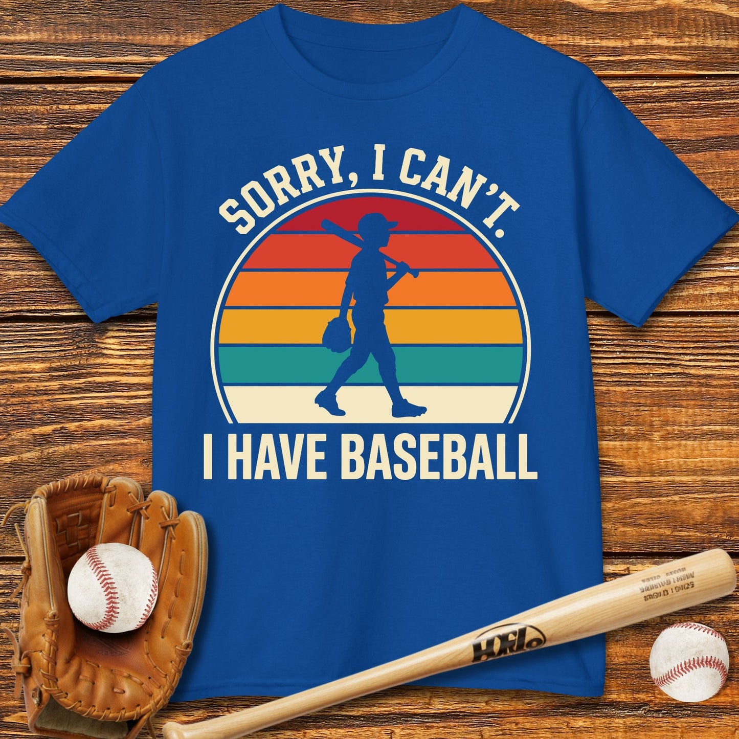 Sorry I Can't I Have Baseball Kids T-shirt - HomeRun PrintsKids clothes
