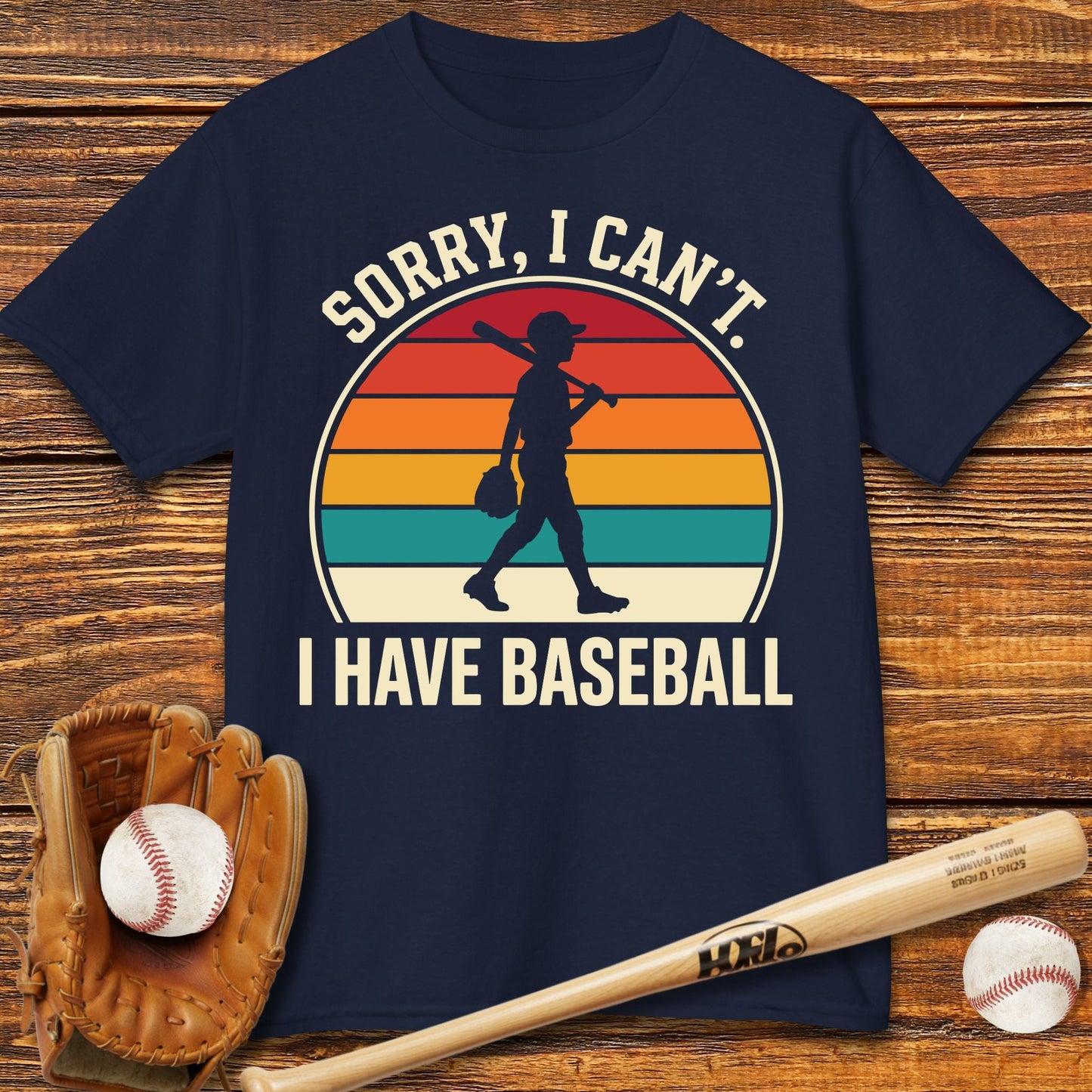 Sorry I Can't I Have Baseball Kids T-shirt - HomeRun PrintsKids clothes