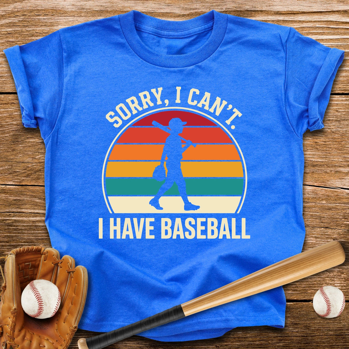 Sorry I Can't I Have Baseball Youth Tee - HomeRun PrintsKids clothes