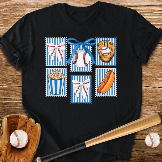 Stamps Coquette Bow - HomeRun PrintsT-Shirt