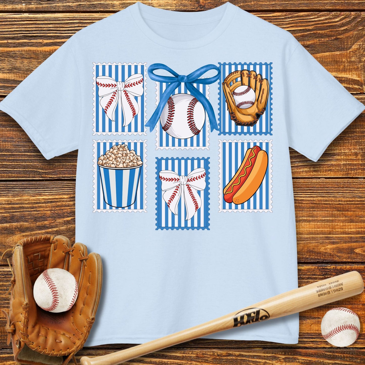 Stamps Coquette Bow Kids T-Shirt - HomeRun PrintsKids clothes