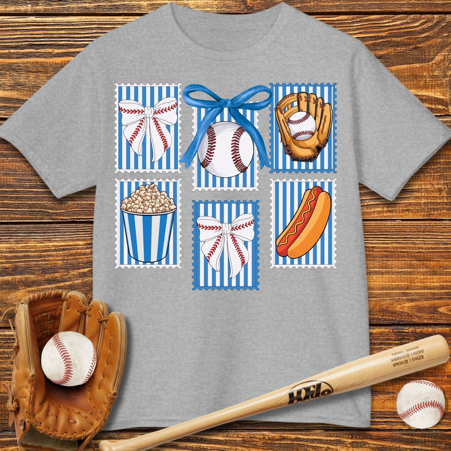 Stamps Coquette Bow Kids T-Shirt - HomeRun PrintsKids clothes