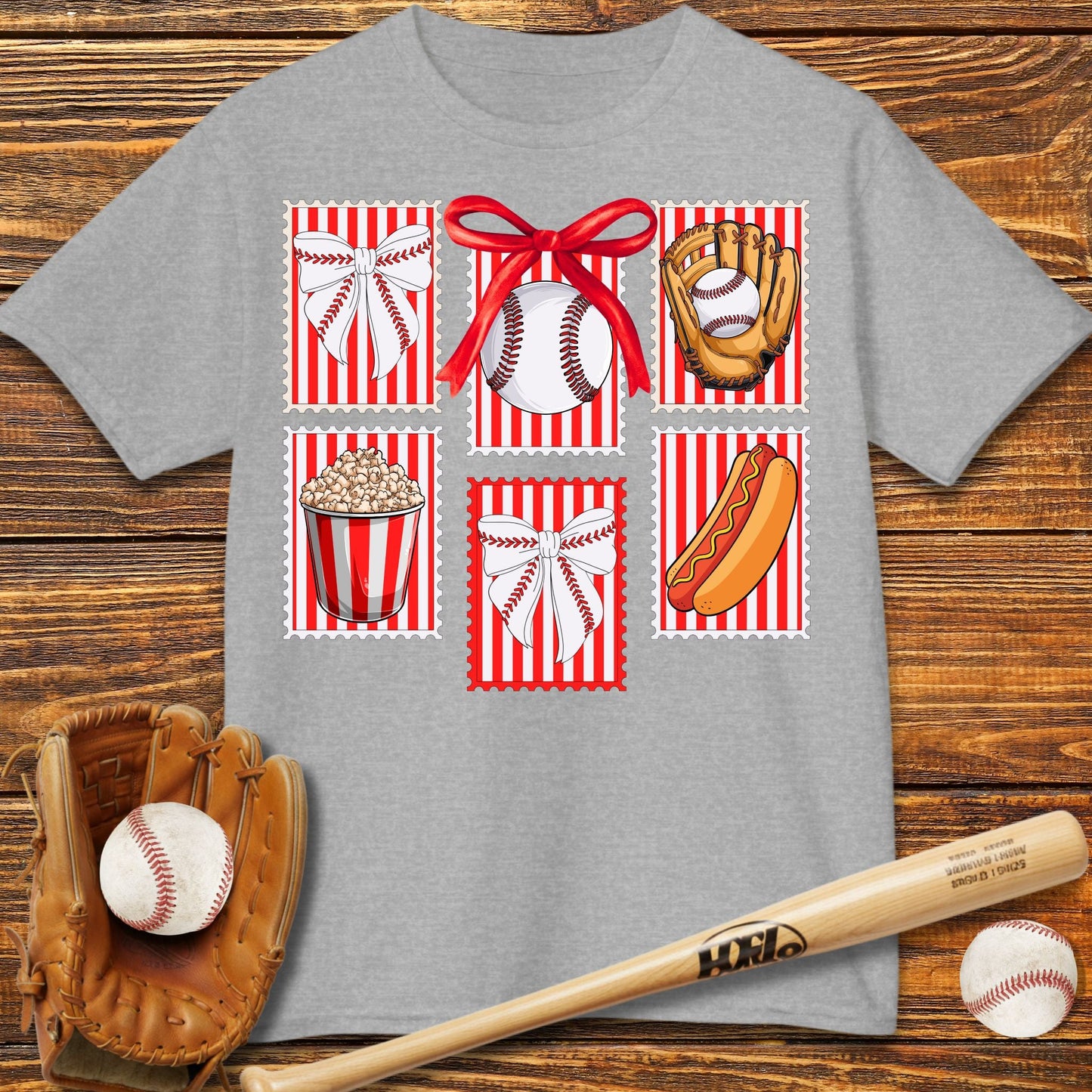 Stamps Coquette Bow Kids T-Shirt - HomeRun PrintsKids clothes