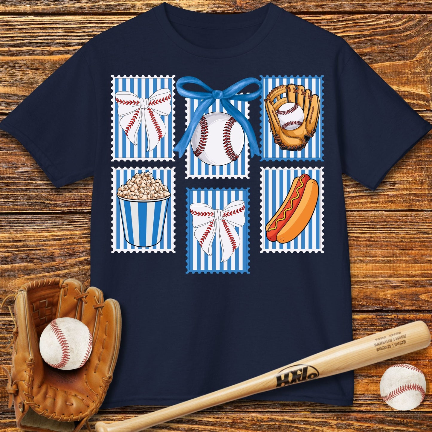 Stamps Coquette Bow Kids T-Shirt - HomeRun PrintsKids clothes