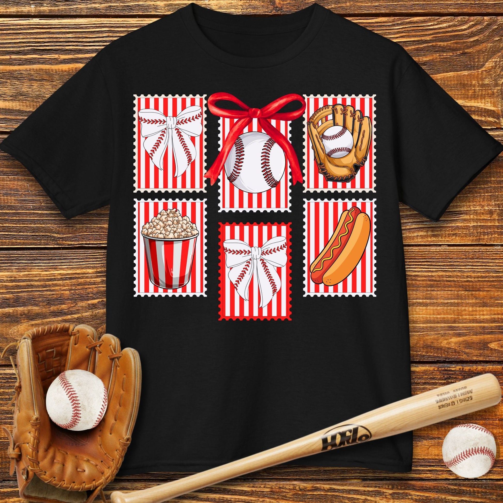 Stamps Coquette Bow Kids T-Shirt - HomeRun PrintsKids clothes